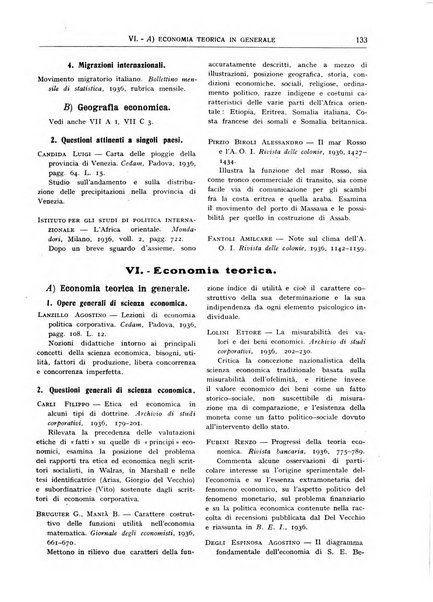 Bibliografia economica italiana