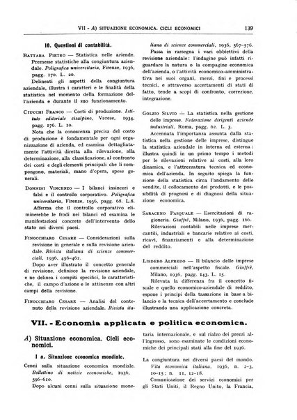 Bibliografia economica italiana