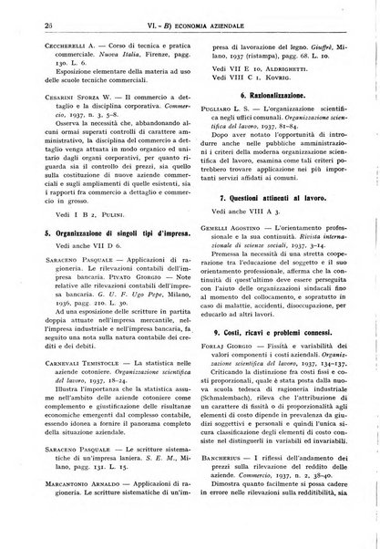 Bibliografia economica italiana