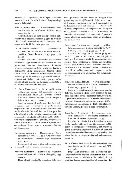 Bibliografia economica italiana