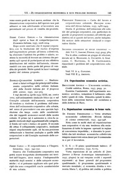 Bibliografia economica italiana