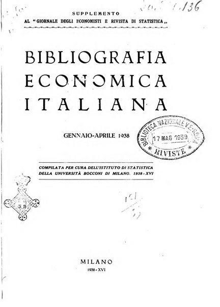 Bibliografia economica italiana