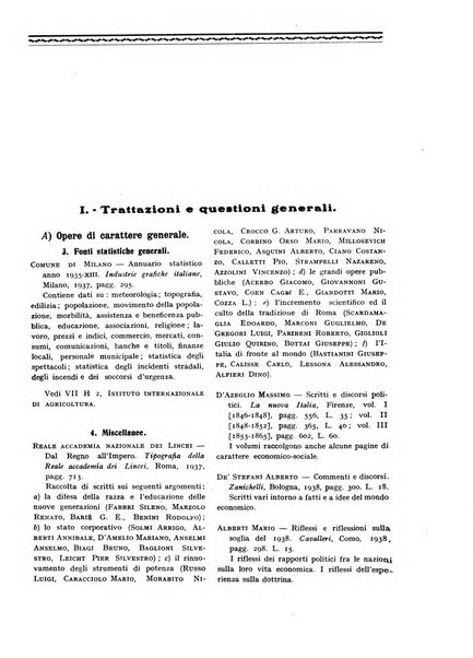 Bibliografia economica italiana