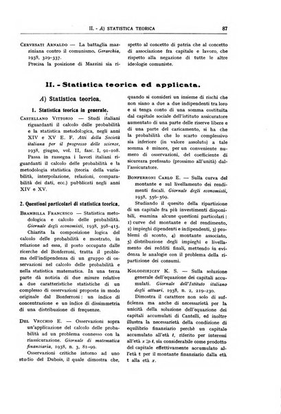 Bibliografia economica italiana