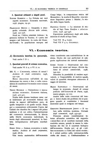 Bibliografia economica italiana