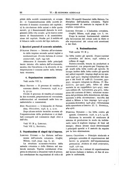 Bibliografia economica italiana