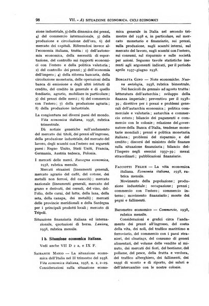 Bibliografia economica italiana