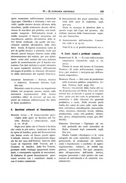 Bibliografia economica italiana