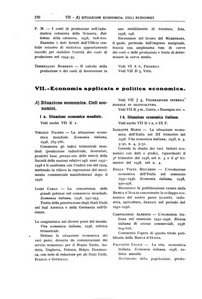 Bibliografia economica italiana