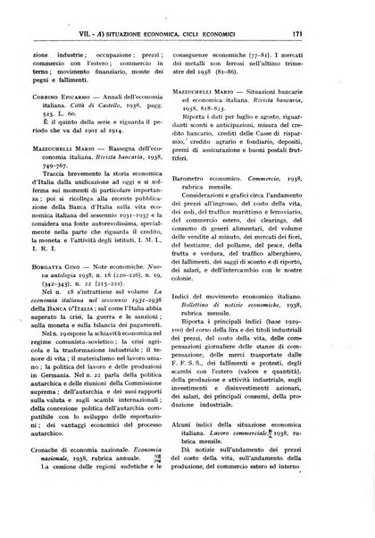 Bibliografia economica italiana