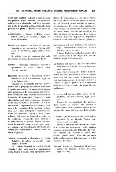 Bibliografia economica italiana