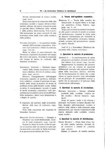 Bibliografia economica italiana e rassegna delle dissertazioni di laurea in scienze economiche