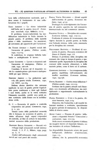 Bibliografia economica italiana e rassegna delle dissertazioni di laurea in scienze economiche