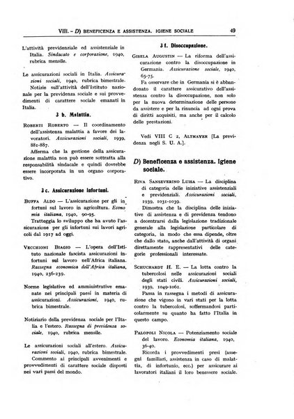 Bibliografia economica italiana e rassegna delle dissertazioni di laurea in scienze economiche