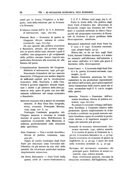 Bibliografia economica italiana e rassegna delle dissertazioni di laurea in scienze economiche