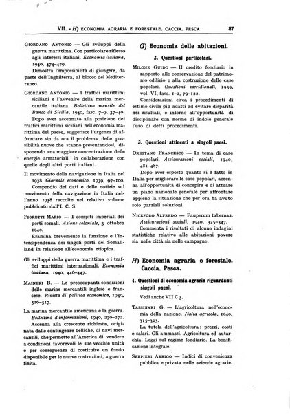 Bibliografia economica italiana e rassegna delle dissertazioni di laurea in scienze economiche