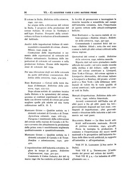 Bibliografia economica italiana e rassegna delle dissertazioni di laurea in scienze economiche