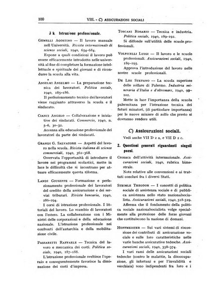 Bibliografia economica italiana e rassegna delle dissertazioni di laurea in scienze economiche