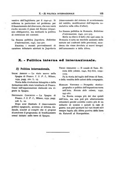 Bibliografia economica italiana e rassegna delle dissertazioni di laurea in scienze economiche