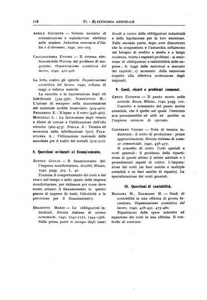 Bibliografia economica italiana e rassegna delle dissertazioni di laurea in scienze economiche