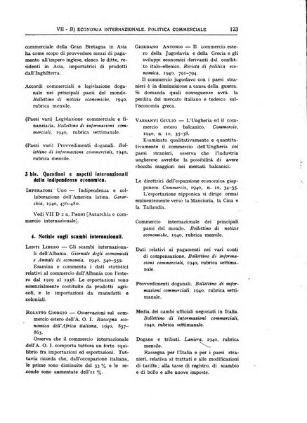 Bibliografia economica italiana e rassegna delle dissertazioni di laurea in scienze economiche