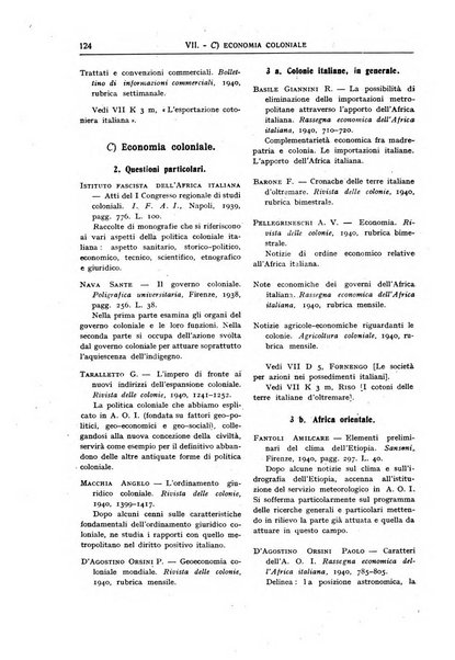 Bibliografia economica italiana e rassegna delle dissertazioni di laurea in scienze economiche