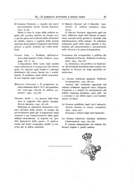 Bibliografia economica italiana e rassegna delle dissertazioni di laurea in scienze economiche