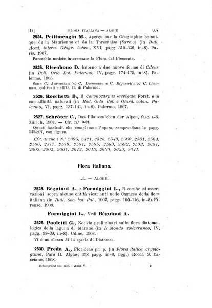Bullettino bibliografico della botanica italiana
