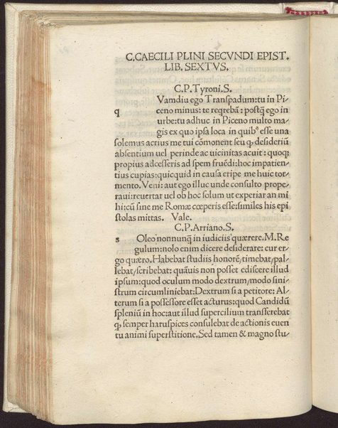 C. Caecili Plini Secundi Epist[olae]