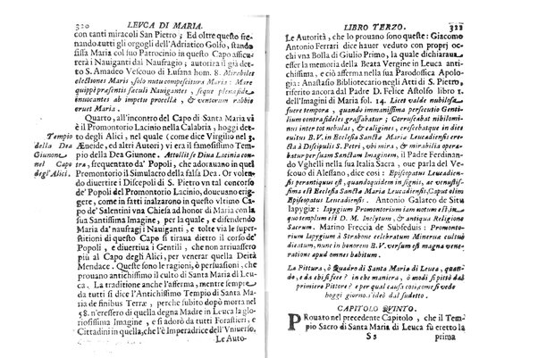 Antichità di Leuca città già posta nel capo salentino. De' luoghi, delle terre, e d'altre città del medesimo promontorio, e del venerabile tempio di Santa Maria di Leuca, detto volgarmente de finibus terrae, delle preeminenze di cosi riuerito pellegrinaggio, e delle sacre indulgenze, che vi si godono. Opera del m.r.p. Luigi Tasselli di Casarano ...