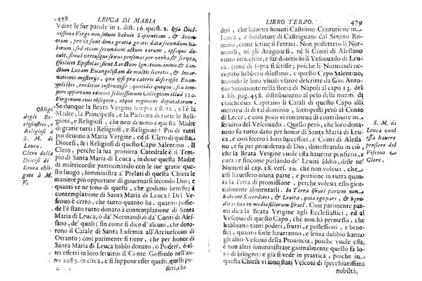 Antichità di Leuca città già posta nel capo salentino. De' luoghi, delle terre, e d'altre città del medesimo promontorio, e del venerabile tempio di Santa Maria di Leuca, detto volgarmente de finibus terrae, delle preeminenze di cosi riuerito pellegrinaggio, e delle sacre indulgenze, che vi si godono. Opera del m.r.p. Luigi Tasselli di Casarano ...