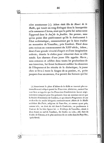 1: Les trouvères cambrésiens / par Arthur Dinaux