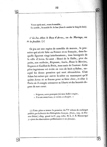 1: Les trouvères cambrésiens / par Arthur Dinaux