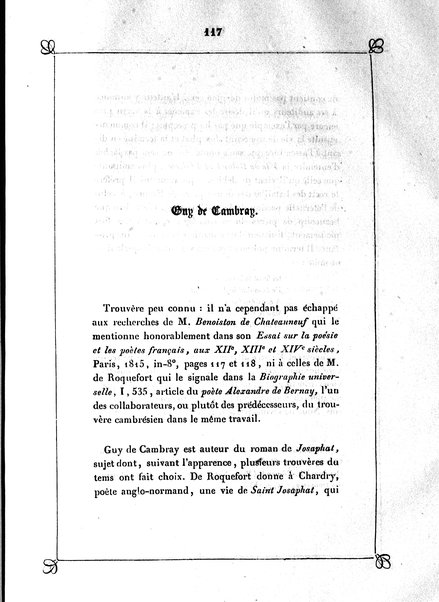 1: Les trouvères cambrésiens / par Arthur Dinaux