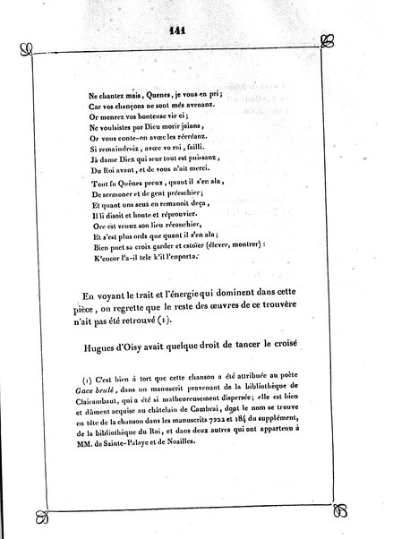 1: Les trouvères cambrésiens / par Arthur Dinaux