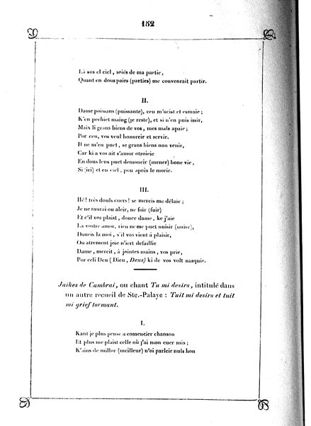 1: Les trouvères cambrésiens / par Arthur Dinaux