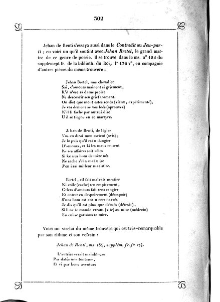 3: Les trouvères artésiens / par Arthur Dinaux