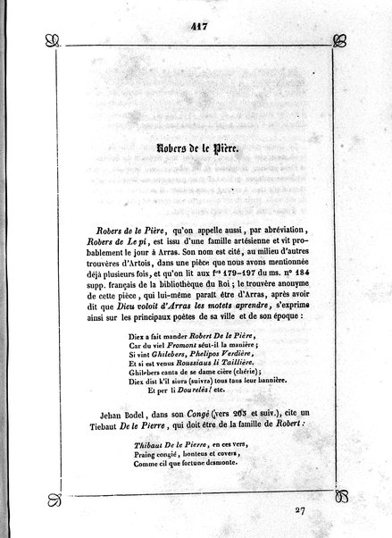 3: Les trouvères artésiens / par Arthur Dinaux