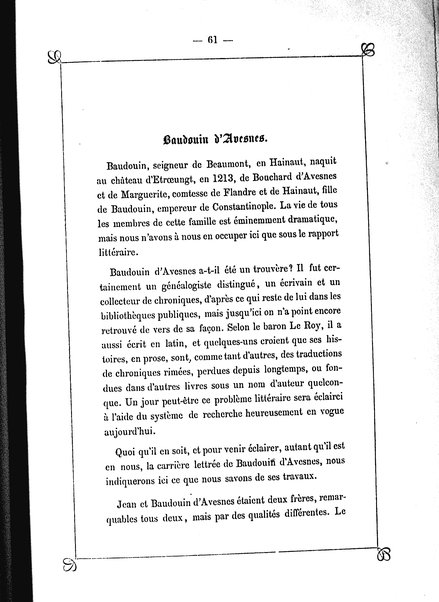 4: Les trouvères brabançons, hainuyers, liégeois et namurois / par Arthur Dinaux