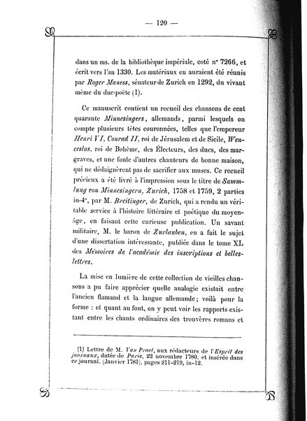 4: Les trouvères brabançons, hainuyers, liégeois et namurois / par Arthur Dinaux