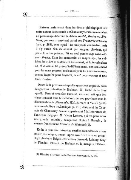 4: Les trouvères brabançons, hainuyers, liégeois et namurois / par Arthur Dinaux