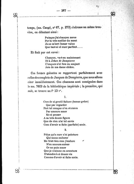 4: Les trouvères brabançons, hainuyers, liégeois et namurois / par Arthur Dinaux