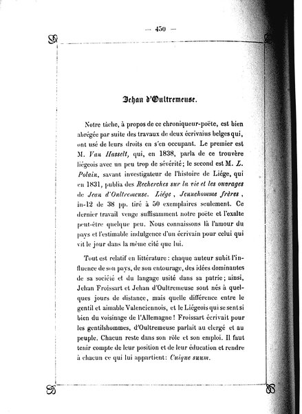 4: Les trouvères brabançons, hainuyers, liégeois et namurois / par Arthur Dinaux