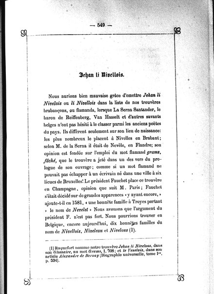 4: Les trouvères brabançons, hainuyers, liégeois et namurois / par Arthur Dinaux