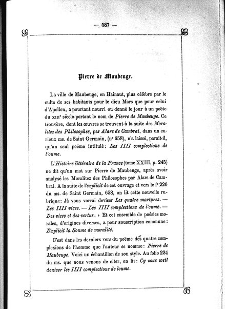 4: Les trouvères brabançons, hainuyers, liégeois et namurois / par Arthur Dinaux