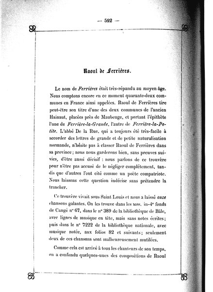 4: Les trouvères brabançons, hainuyers, liégeois et namurois / par Arthur Dinaux