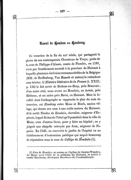 4: Les trouvères brabançons, hainuyers, liégeois et namurois / par Arthur Dinaux