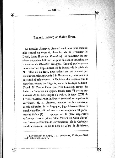 4: Les trouvères brabançons, hainuyers, liégeois et namurois / par Arthur Dinaux