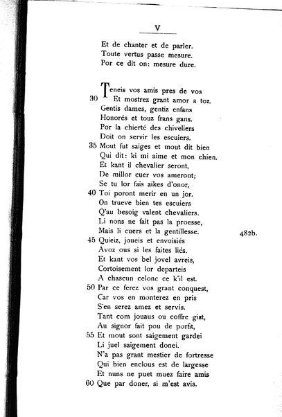 1: Beaudous : ein altfranzösischer Abenteuerroman des 13. Jahrhunderts Robert's von Blois / nach der einzigen Handschrift der Pariser Nationalbibliothek herausgegeben von Jacob Ulrich