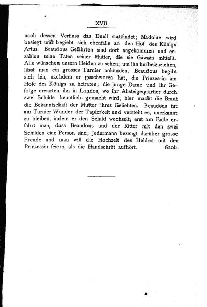 1: Beaudous : ein altfranzösischer Abenteuerroman des 13. Jahrhunderts Robert's von Blois / nach der einzigen Handschrift der Pariser Nationalbibliothek herausgegeben von Jacob Ulrich